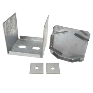 Simpson Strong-Tie ABU88HDG (8" x 8") ABU HDG Adjustable Post Base for Rough Lumber - 3
