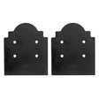 Simpson Strong-Tie APB1010DSP (10x) Decorative Post Base Side Plate - Black Powder Coated