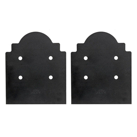 Simpson Strong-Tie APB1010DSP (10x) Decorative Post Base Side Plate - Black Powder Coated