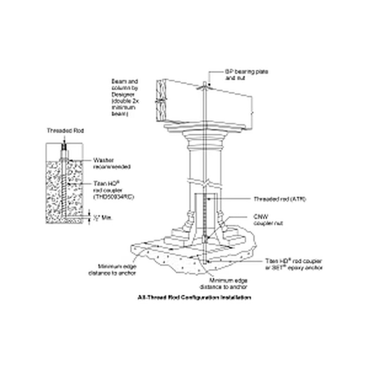 Simpson Strong-Tie ATR1/2X96 (1/2