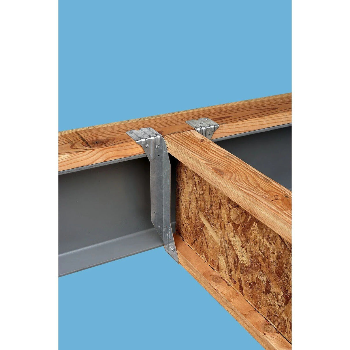 Simpson Strong-Tie BA410 (4x10) 14Ga Galvanized Top Flange Joist Beam Hanger - 4
