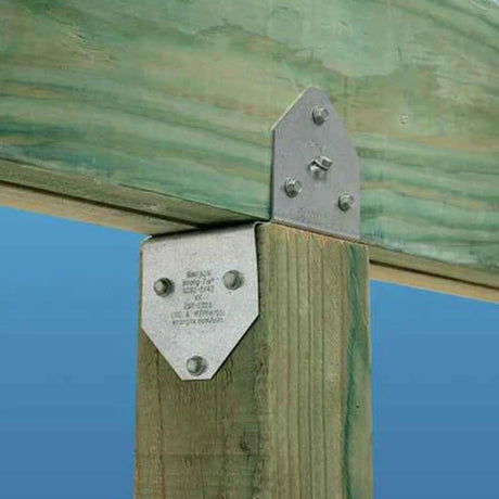 Simpson Strong-Tie BCS2-2/4Z ZMAX Galvanized Post Cap for Double 2x Beam, 4x Post - 2