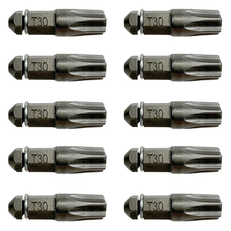 Simpson Strong-Tie BITTX30-RC10 Quik Drive (T30 6-Lobe) Driver Bit (10 Pack) - 2