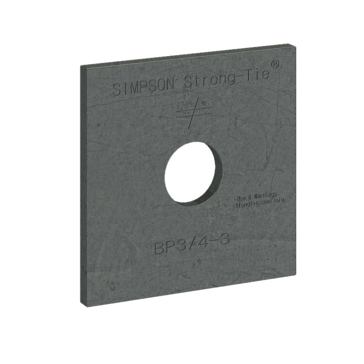 Simpson BP 5/8 Strong-Tie Bearing Plate with 5/8" Bolt Diameter