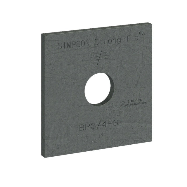Simpson BP 5/8 Strong-Tie Bearing Plate with 5/8" Bolt Diameter