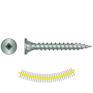 Simpson Strong-Tie CB3BLG114S (#10 x 1-1/4") Fiber-Cement Board Screw Collated (1500 Pack)