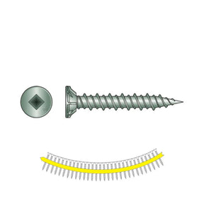 Simpson Strong-Tie CB3BLGHL158S (#9 x 1-5/8") Fiber-Cement Board Screw Collated (1500 Pack)