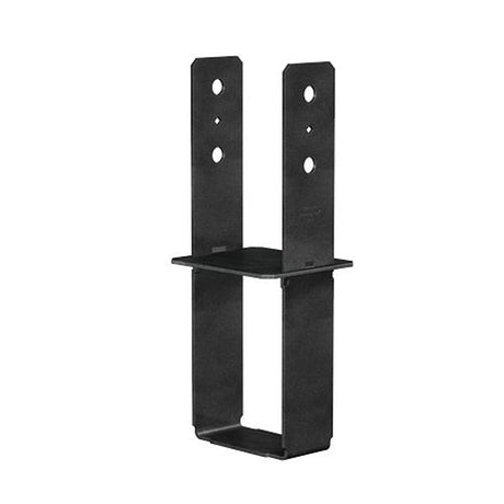 Simpson Strong-Tie CB48PC 4" x 8" Column Base Black Powder-Coated for Wood-to-Concrete Connections