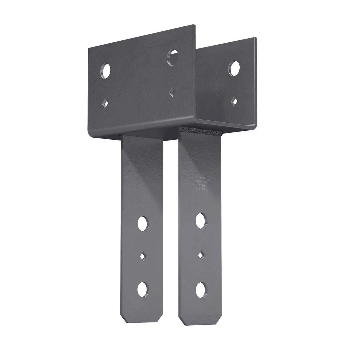 Simpson Strong-Tie CC44TC Heavy-Gauge Steel Column Cap for 4x Beam and 4x Post, Gray Paint