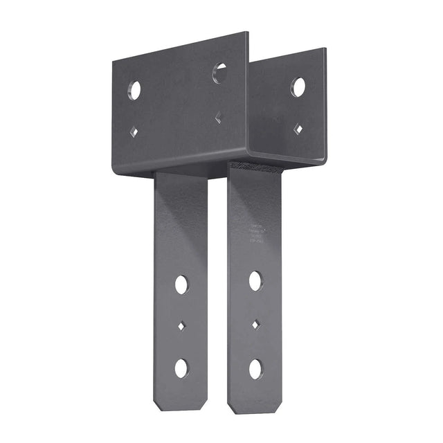 Simpson Strong-Tie CC44TC Heavy-Gauge Steel Column Cap for 4x Beam and 4x Post, Gray Paint
