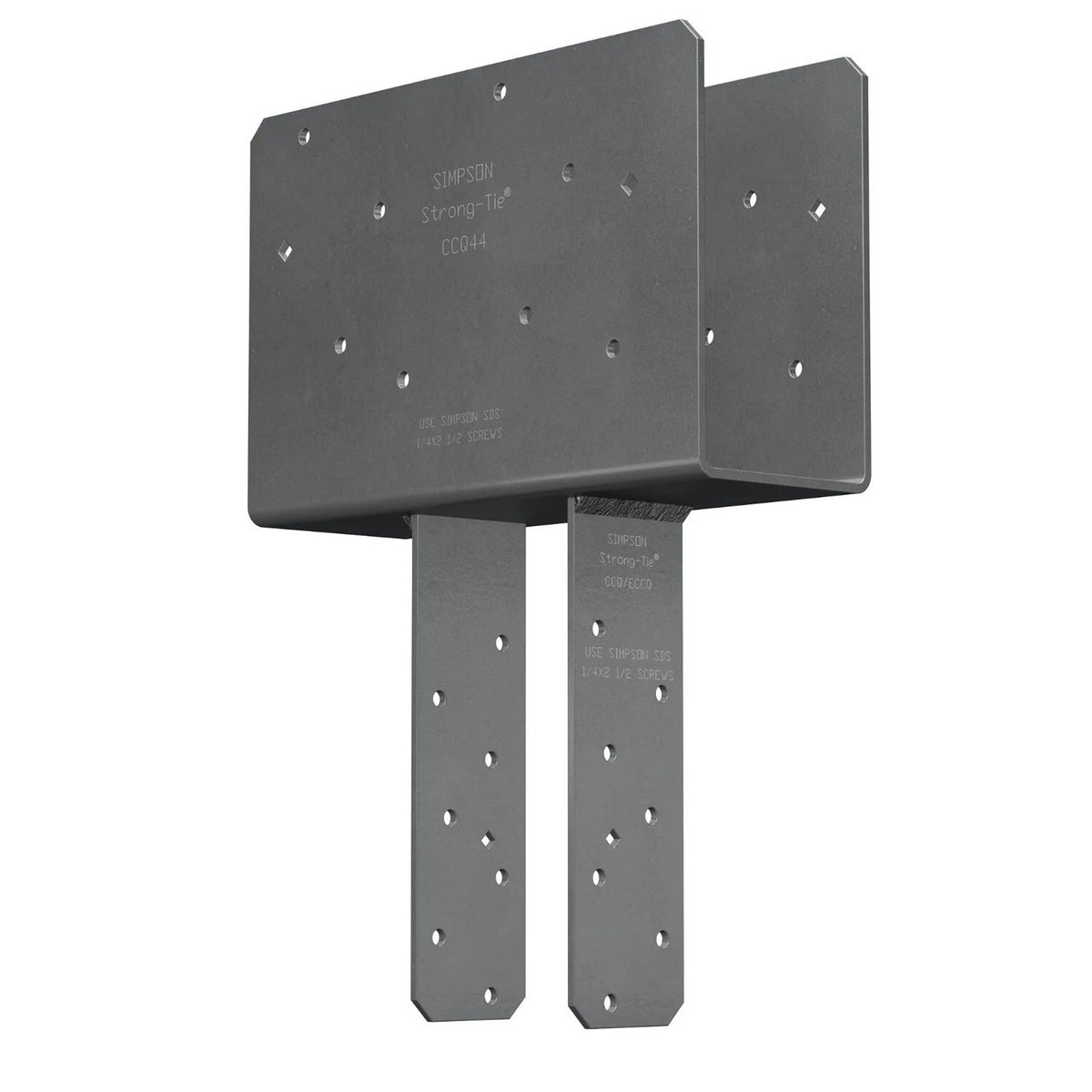 Simpson Strong-Tie CCQ44-SDS2.5HDG Quick-Install Column Cap w/SDS Scre ...