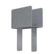Simpson Strong-Tie CCQ5-8SDS2.5 (5-1/8" Beam, 8x Post) Column Cap with SDS Screws - Heavy-Duty Steel, Gray Paint