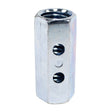 Simpson Strong-Tie CNW1/2 Coupler Nut with Witness Hole for Threaded Rod