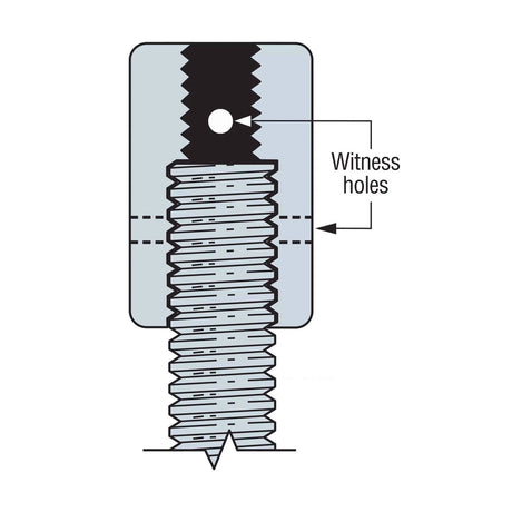 Simpson Strong-Tie CNW1-7/8 (1 in. to 7/8 in.) Coupler Nut with Witness Hole for Threaded Rod Connection - 3