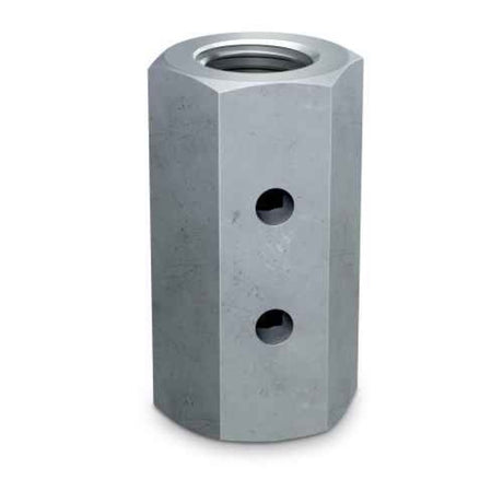 Simpson Strong-Tie CNW5/8-R Coupler Nut with Witness Hole for Rod Connection