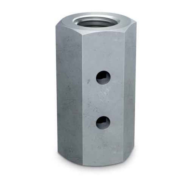 Simpson Strong-Tie CNW5/8-R Coupler Nut with Witness Hole for Rod Connection