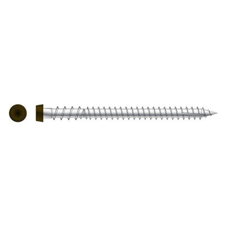 Simpson Strong-Tie DCU234C316BR01 Deck-Drive (#10 x 2-3/4") T20 DCU SS Composite Screw - Brown 01 (70 Pack)
