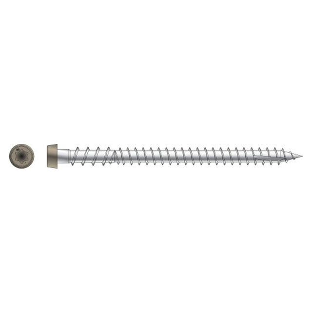 Simpson Strong-Tie DCU234MB316TN Deck-Drive (#10 x 2-3/4") T20 DCU SS Composite Screw, Type 316, Tan (1750 Pack)