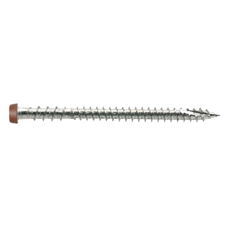 Simpson Strong-Tie DCU234P316BR01 Deck-Drive (#10 x 2-3/4") T20 DCU SS Composite Screw, Type 316, Brown (350 Pack)