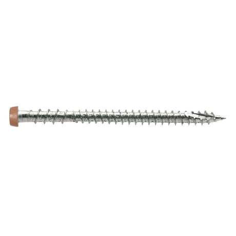 Simpson Strong-Tie DCU234P316BR05 Deck-Drive (#10 x 2-3/4") T20 DCU SS Composite Screw, Type 316, Brown 05 (350 Pack)