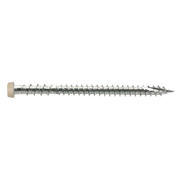 Simpson Strong-Tie DCU234P316TN02 Deck-Drive (#10 x 2-3/4") T20 DCU SS Composite Screw, Type 316, Tan 02 (350 Pack)