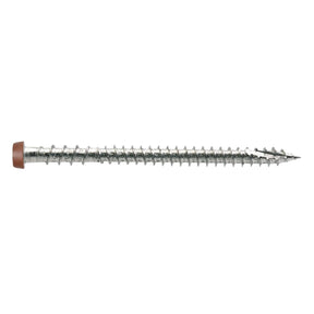 Simpson Strong-Tie DCU234S316BR01 Deck-Drive (#10 x 2-3/4") T20 DCU SS Composite Screw, Type 316, Brown 01 (1000 Pack)