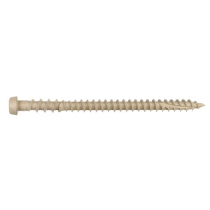Simpson Strong-Tie DCU234STN02 Deck-Drive (#10 x 2-3/4") DCU Quik Guard Composite Collated Screw, Tan 02 (1000 Pack)