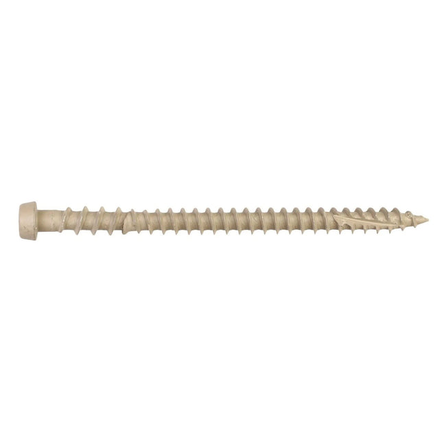 Simpson Strong-Tie DCU234STN02 Deck-Drive (#10 x 2-3/4") DCU Quik Guard Composite Collated Screw, Tan 02 (1000 Pack)