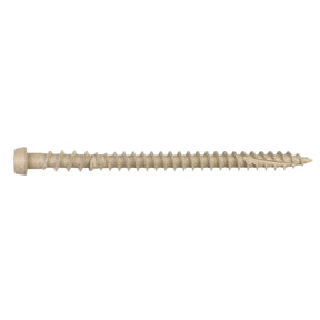 Simpson Strong-Tie DCU234TN02MB Deck-Drive (#10 x 2-3/4") T20 DCU Quik Guard Composite Collated Screw, Tan 02 (1750 Pack)