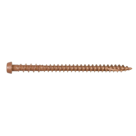 Simpson Strong-Tie DCU234TN03MB Deck-Drive (#10 x 2-3/4") T20 DCU Quik Guard Composite Collated Screw, Tan 03 (1750 Pack)