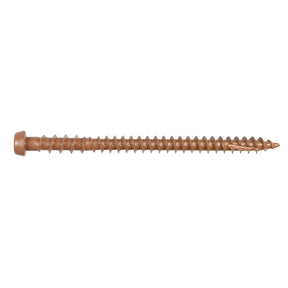 Simpson Strong-Tie DCU234TN03R70 Deck-Drive (#10 x 2-3/4") T20 DCU Quik Guard Composite Collated Screw, Tan 03 (70 Pack)