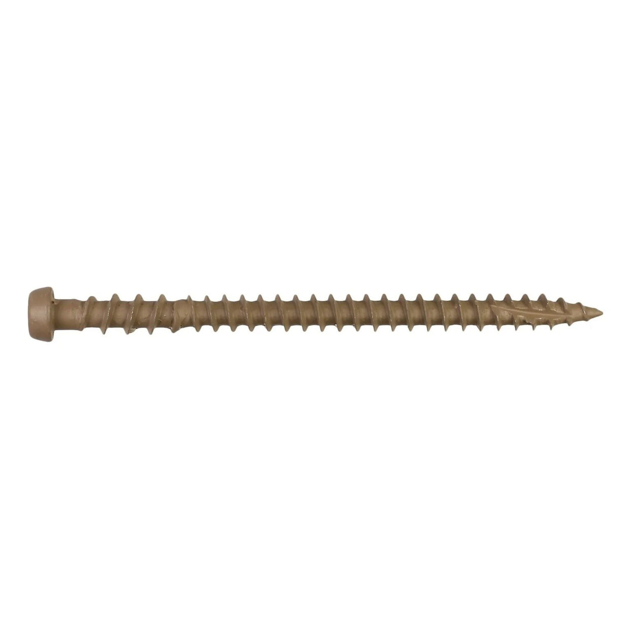Simpson Strong-Tie DCU234TNR350 Deck-Drive (#10 x 2-3/4") T20 DCU Quik Guard Composite Collated Screw, Tan (350 Pack)