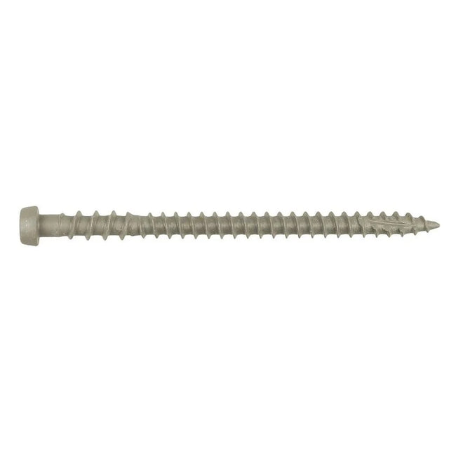 Simpson Strong-Tie DCU2GRR350 Deck-Drive (#10 x 2-3/4") T20 DCU Quik Guard Composite Collated Screw, Gray (350 Pack)
