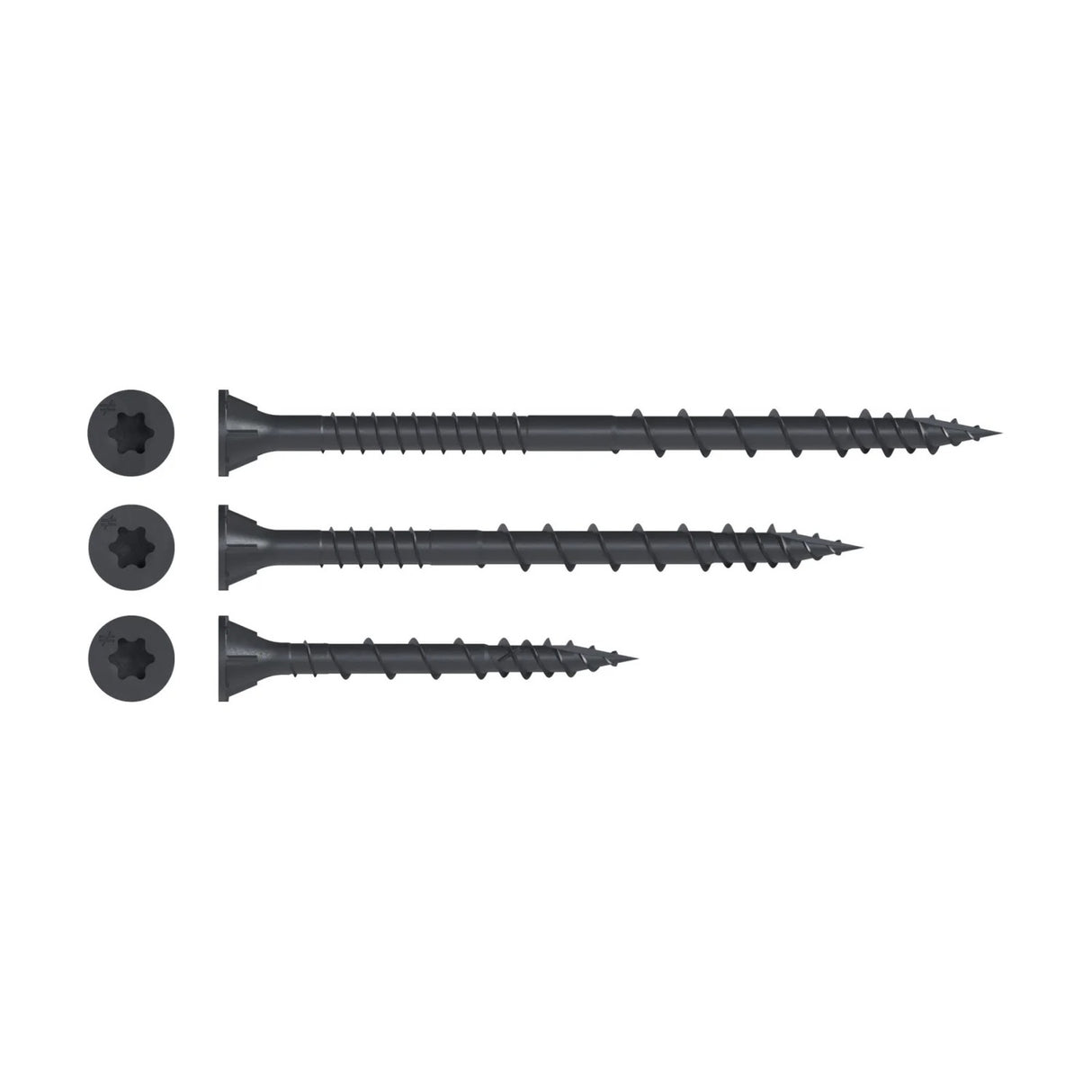 Simpson Strong-Tie DSVBK158R160 Deck-Drive (#8 x 1-5/8") DSV Wood Screw, Flat Head, Quik Guard Coating, Black (160 Pack) - 2
