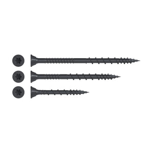 Simpson Strong-Tie DSVBK158R160 Deck-Drive (#8 x 1-5/8") DSV Wood Screw, Flat Head, Quik Guard Coating, Black (160 Pack) - 2