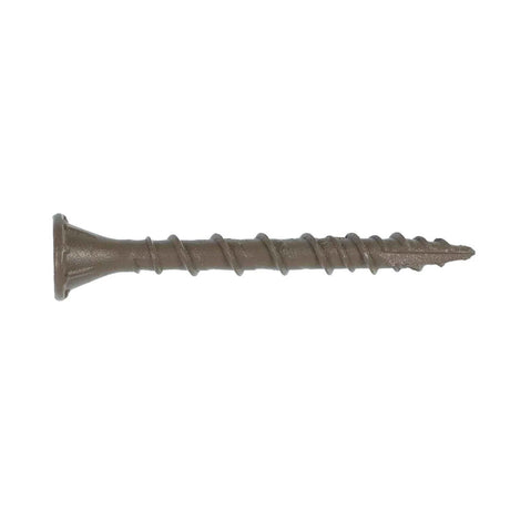 Simpson Strong-Tie DSVT114R5LB Deck-Drive (#8 x 1-1/4") T25 DSV Quik Guard Wood Screw, Flat Head, Tan (5 lb. Tub)