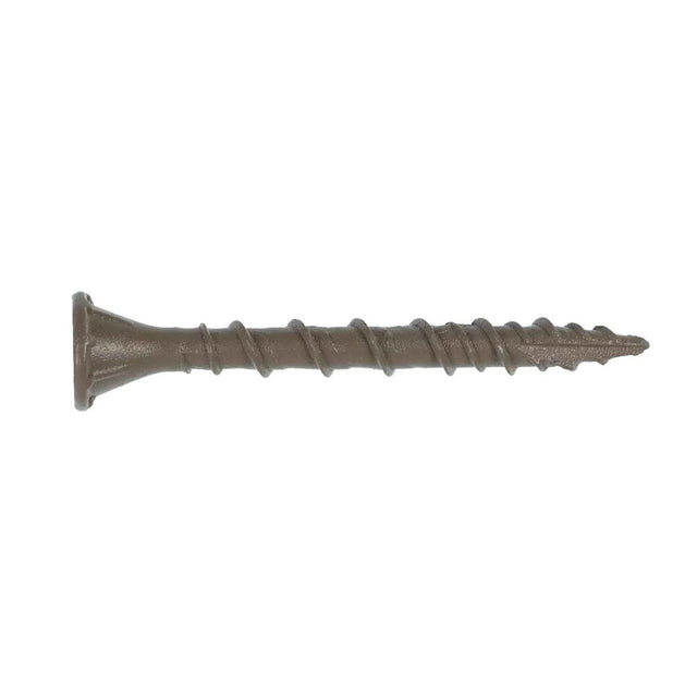 Simpson Strong-Tie DSVT158R5LB Deck-Drive (#8 x 1-5/8") T25 DSV Quik Guard Wood Screw, Flat Head, Tan (5 lb. Tub)
