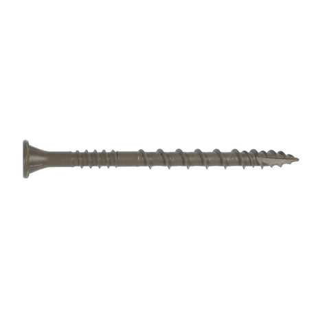 Simpson Strong-Tie DSVT212MB Deck-Drive (#10 x 2-1/2") T25 DSV Quik Guard Wood Screw, Flat Head, Tan (1750 Pack)