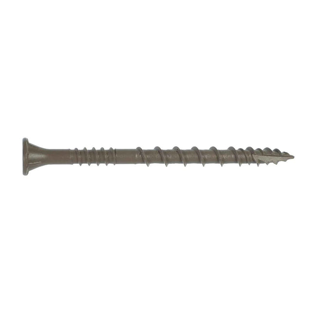Simpson Strong-Tie DSVT212MB Deck-Drive (#10 x 2-1/2") T25 DSV Quik Guard Wood Screw, Flat Head, Tan (1750 Pack)