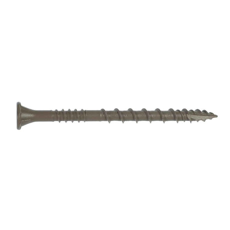 Simpson Strong-Tie DSVT212R80 Deck-Drive (#10 x 2-1/2") T25 DSV Quik Guard Wood Screw, Flat Head, Tan (80 Pack)