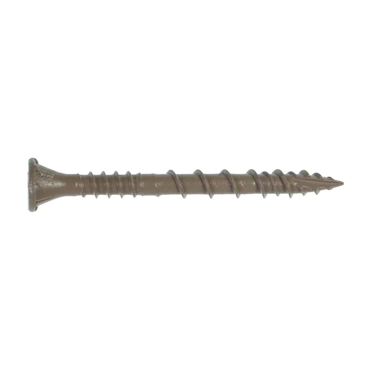 Simpson Strong-Tie DSVT2R1LB Deck-Drive (#10 x 2") T25 DSV Quik Guard Wood Screw, Flat Head, Tan (1 lb.)