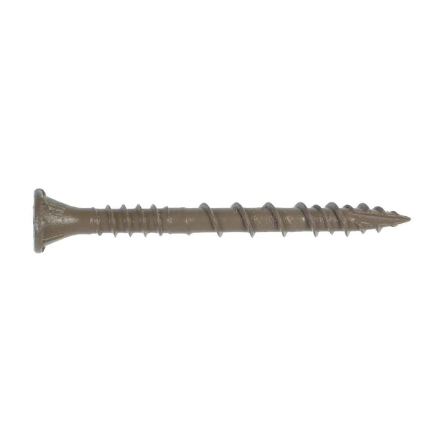 Simpson Strong-Tie DSVT2R350 Deck-Drive (#10 x 2") T25 DSV Quik Guard Wood Screw, Flat Head, Tan (350 Pack)