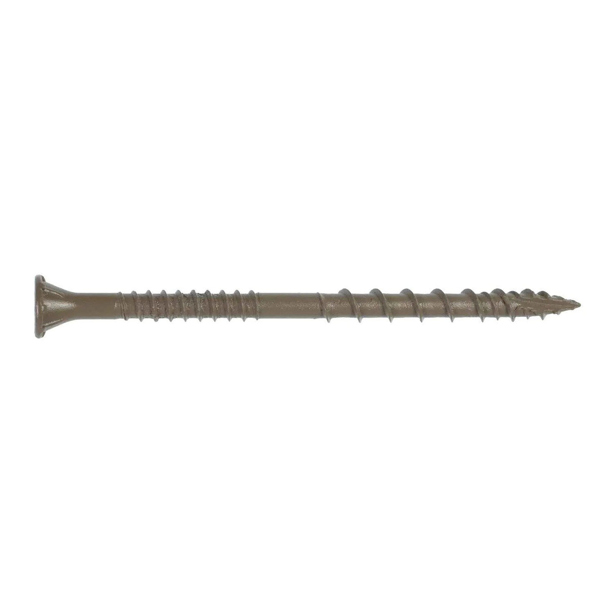 Simpson Strong-Tie DSVT3R210 Deck-Drive (#10 x 3") T25 DSV Quik Guard Wood Screw, Flat Head, Tan (210 Pack)