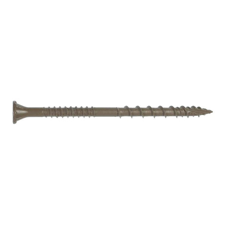 Simpson Strong-Tie DSVT3R210 Deck-Drive (#10 x 3") T25 DSV Quik Guard Wood Screw, Flat Head, Tan (210 Pack)