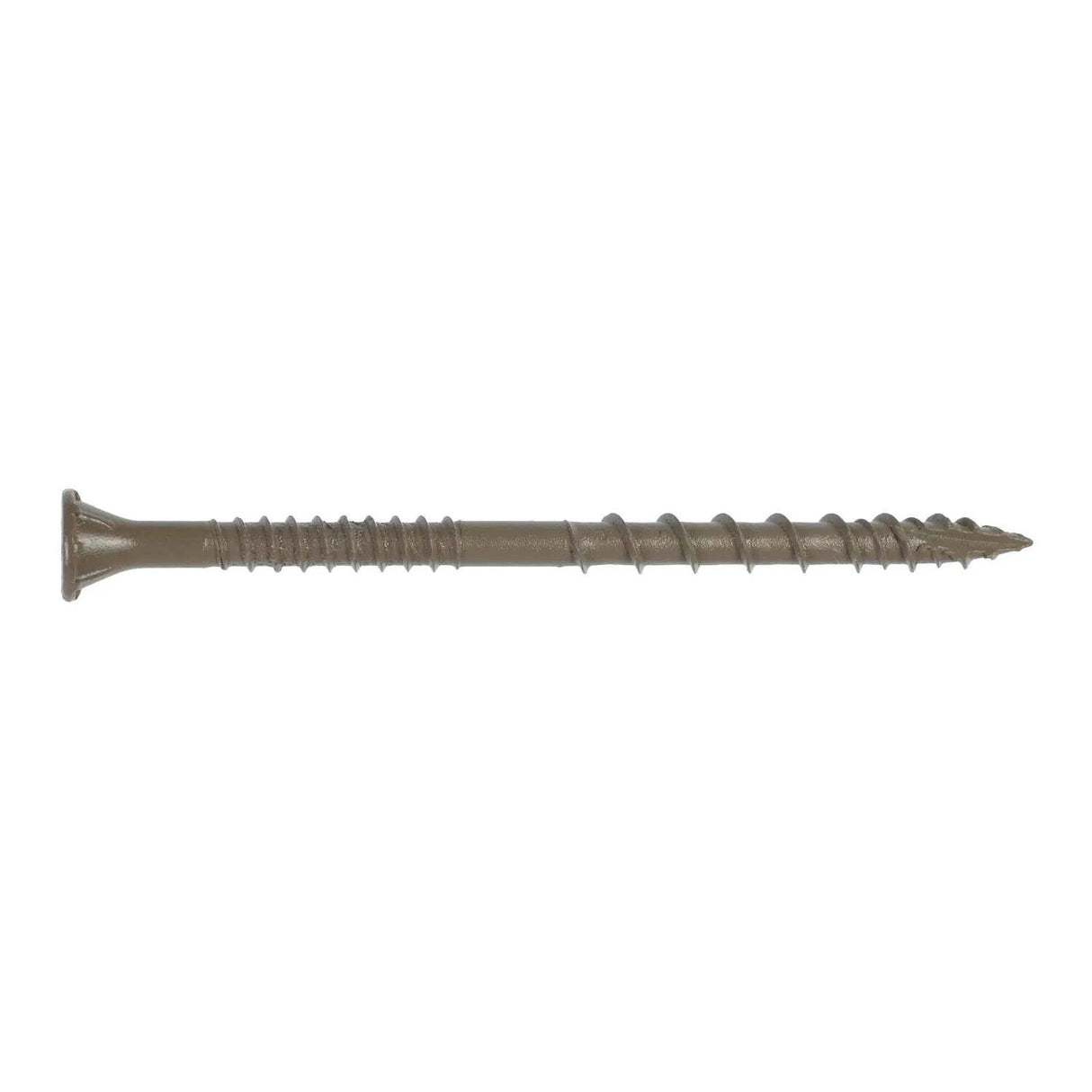 Simpson Strong-Tie DSVT3R350 Deck-Drive (#10 x 3") T25 DSV Quik Guard Wood Screw, Flat Head, Tan (350 Pack)