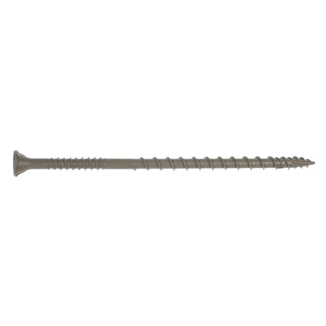 Simpson Strong-Tie DSVT4R1LB Deck-Drive (#10 x 4") T25 DSV Quik Guard Wood Screw, Flat Head, Tan (1 lb.)
