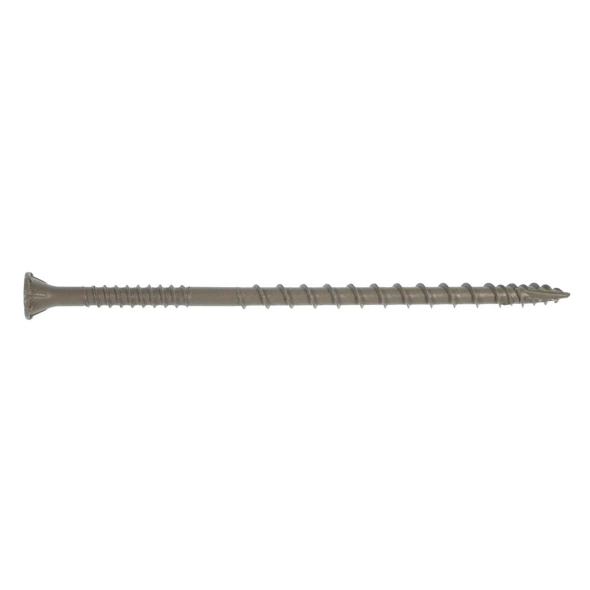 Simpson Strong-Tie DSVT4R5LB Deck-Drive (#10 x 4") T25 DSV Quik Guard Wood Screw, Flat Head, Tan (5 lb. Tub)