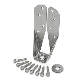Simpson Strong-Tie DTT2SS-SDS2.5 (3-1/4" x 6-15/16") 14 Gauge Deck Tension Tie - Stainless Steel