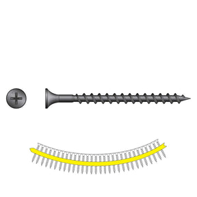 Simpson DWC2PS Quik Drive Collated Drywall Screw (#6 x 2 in.) Gray Phosphate Coarse Thread (2000 Pack)