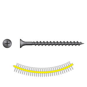 Simpson DWC2PS Quik Drive Collated Drywall Screw (#6 x 2 in.) Gray Phosphate Coarse Thread (2000 Pack)